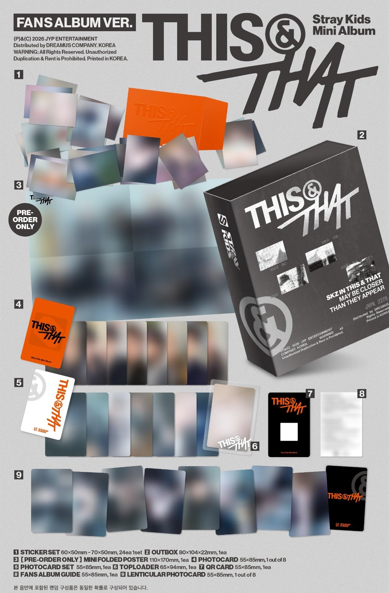 THIS&THAT FANS ver. 新品未開封 20枚セット まとめ売り Amazon.com: SKZ Stray Kids THIS & THAT [THIS + THAT + FANS ALBUM