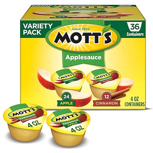 Mott salsa de manzana, tazas de 4oz (Paquete de 72)