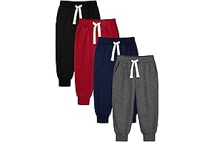 4 Pack Toddler Boys Sweatpants: The Ultimate Comfort for Little Explorers