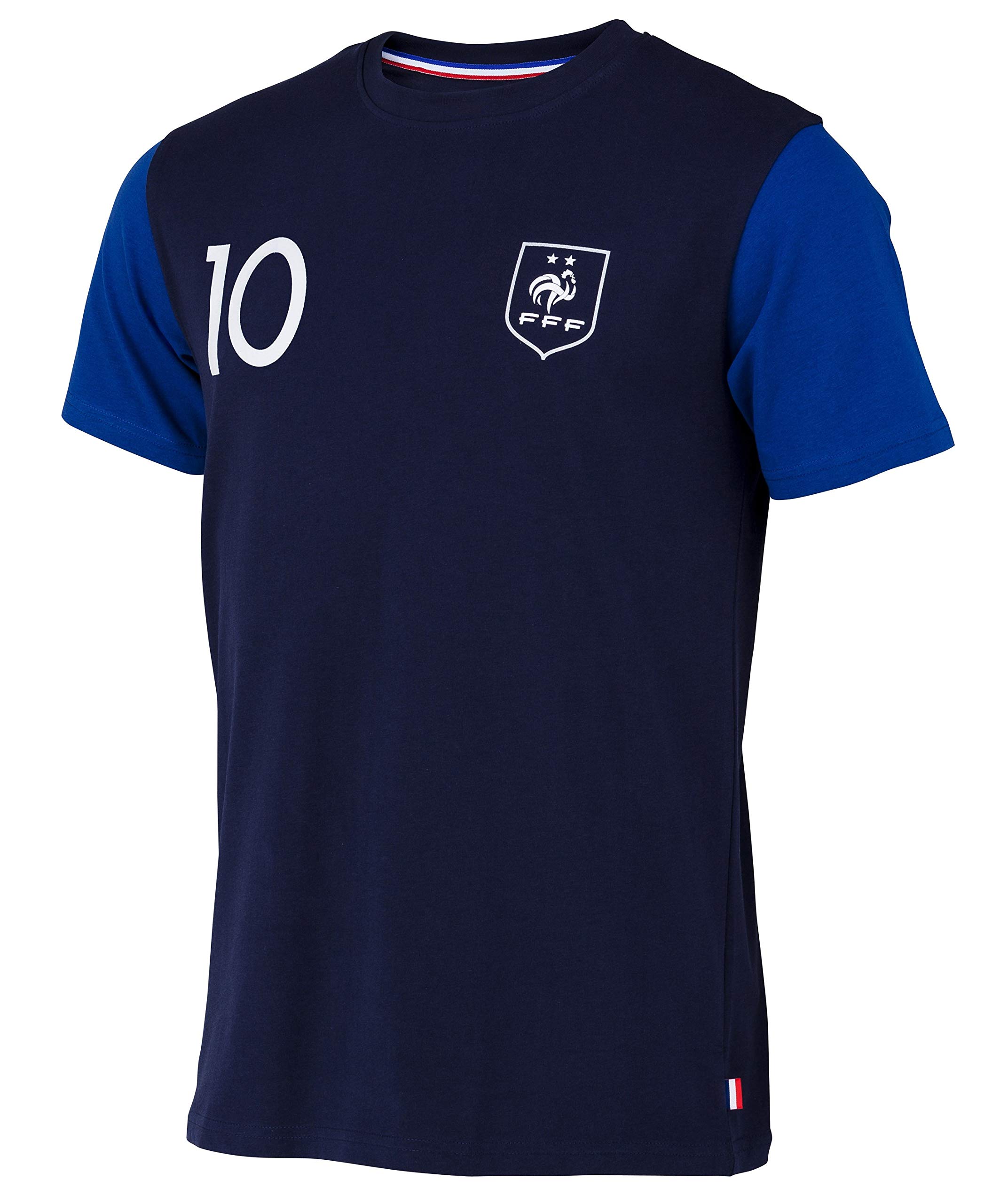 Equipe de FRANCE de football T-Shirt FFF - Kylian MBAPPE - Collection Officielle Taille Enfant garçon