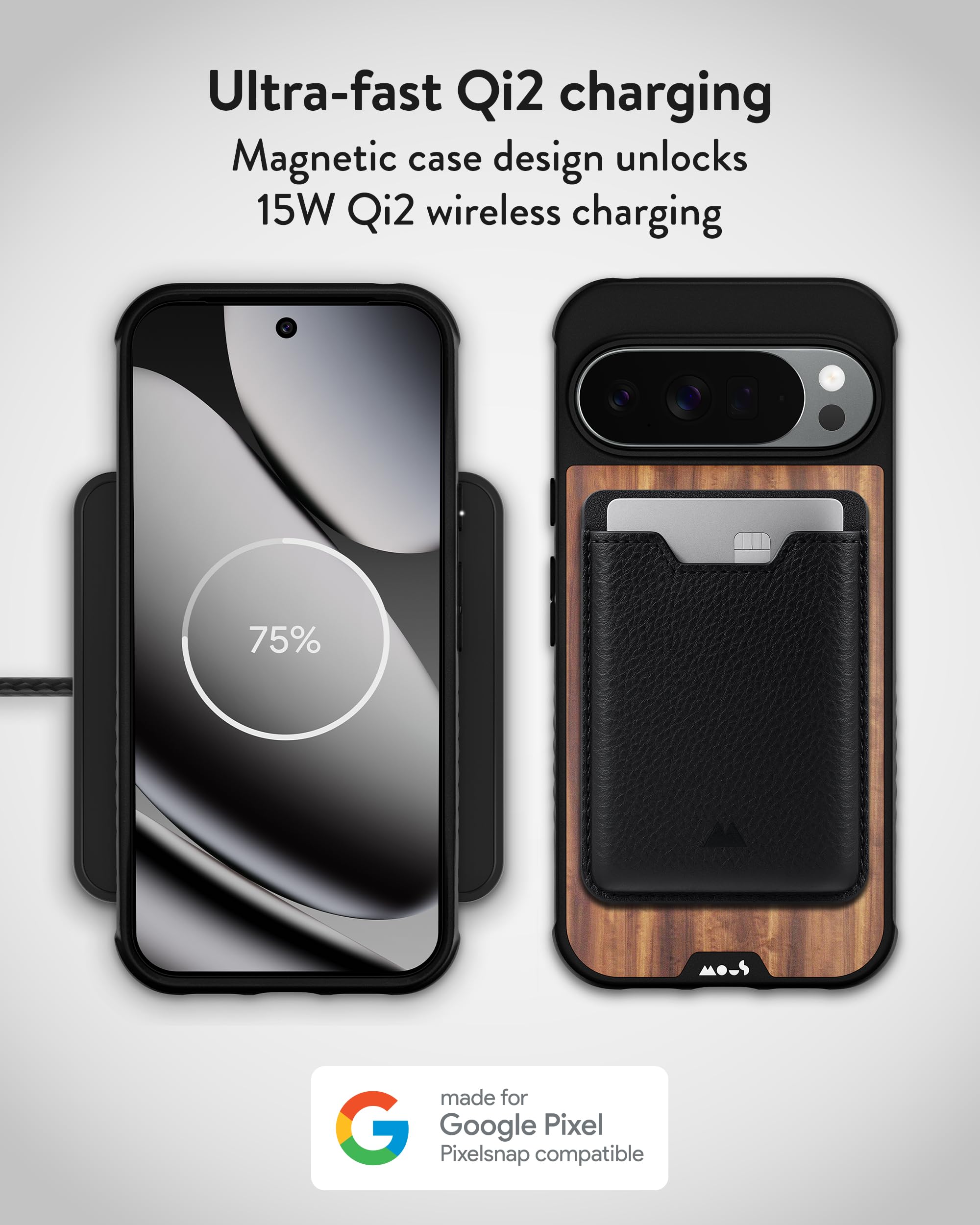 Amazon.com: Mous for Google Pixel 10 Pro XL Limitless Walnut Case
