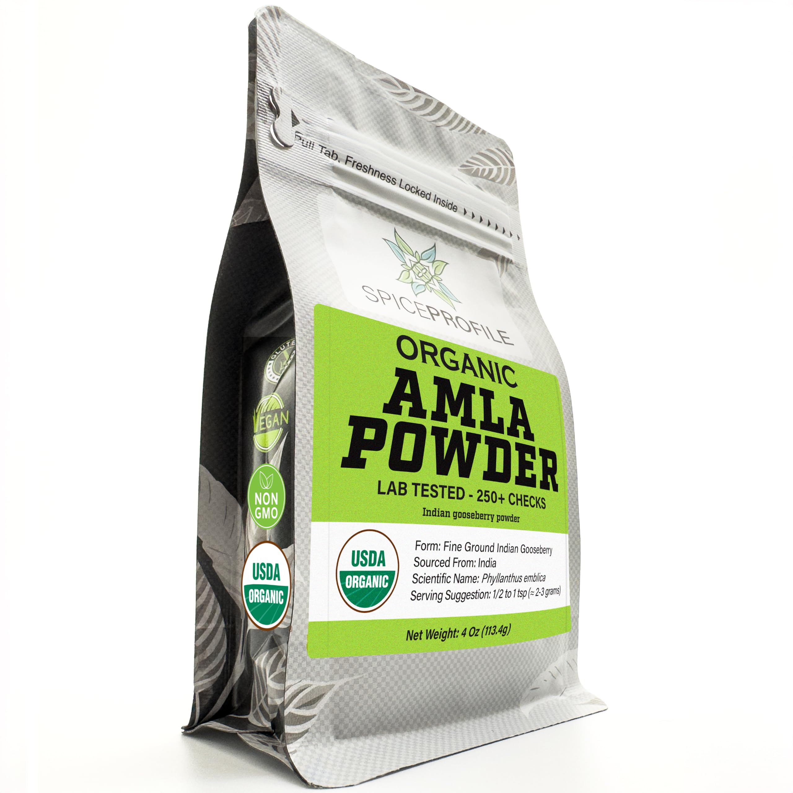 Spice Profile Organic Amla Powder | 4 oz | Lab Tested