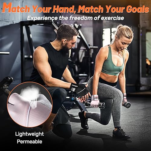 Miniatura 5 de Guantes de entrenamiento 5 en 1 para hombres y mujeres, con excelente agarre, protección completa, para ejercicio, levantamiento de pesas, gimnasio,