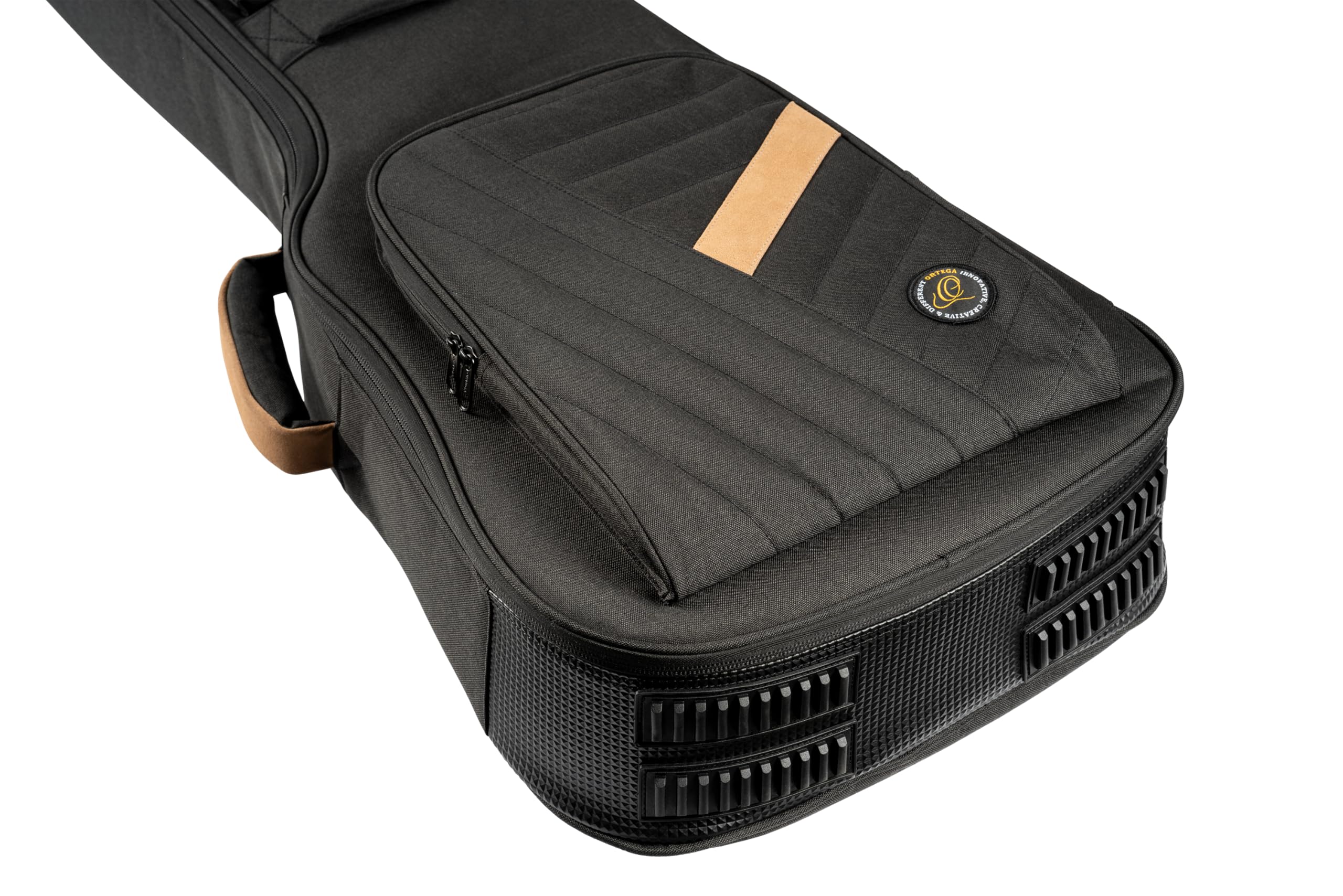 Ortega Guitars Deluxe Guitar Gigbag - Klassische 4/4 Gitarren Tasche - Höhe 105 cm - Breite 38 cm - Baumwolle, Schwarz (OGBCL-DLX-BK)