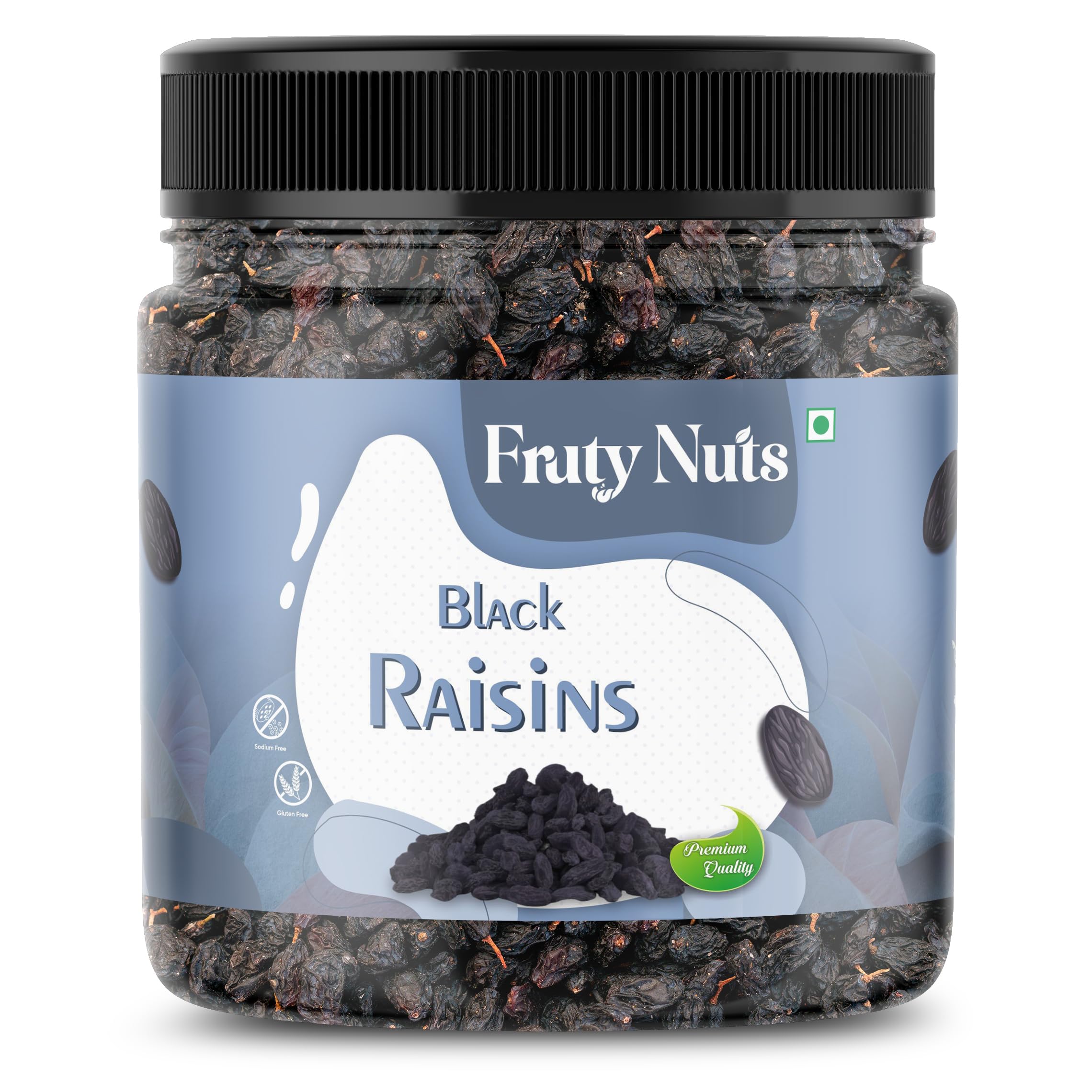 Fruty Nuts Premium Black Dates, 250g | Handpicked, Seeded Arabian Khajur | Natural Sweetener & Energy Booster | Gluten-Free & Sodium-Free | Reusable Airtight Jar-image-25