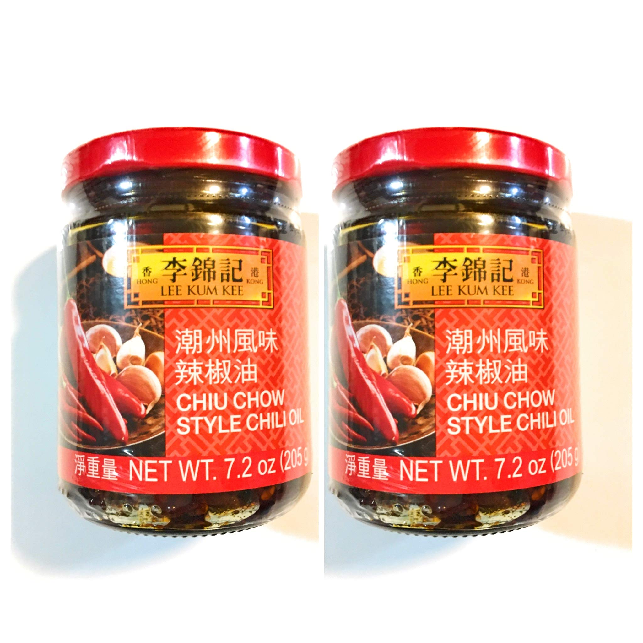 Lee Kum Kee Chiu Chow Style Chili Oil 7.2 Oz(2 Pack)