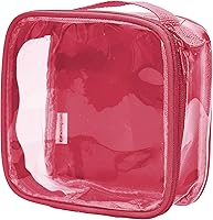 Vista 8 de EzPacking Bolsa de aseo transparente aprobada por la TSA 3-1-1 para viajes para llevar/Bolsa de tamaño de cuarto para líquidos transparentes