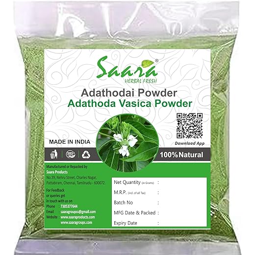 Saara Fresh Adathodai Powder 100g