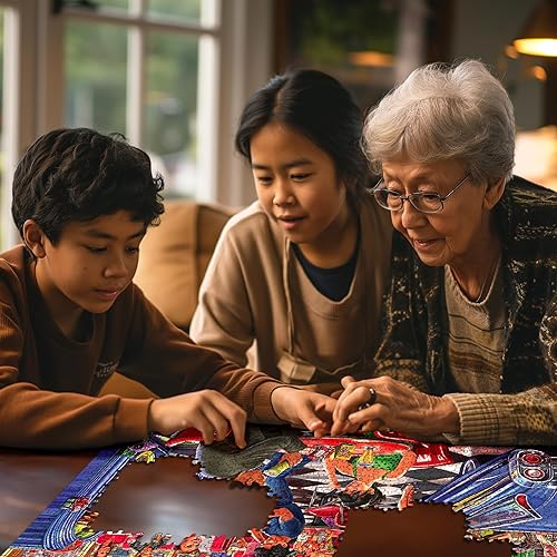 Miniatura 5 de White Mountain Juke Box Diner - Rompecabezas de 500 piezas para adultos y niños - Actividad familiar divertida - 24 x 30 pulgadas