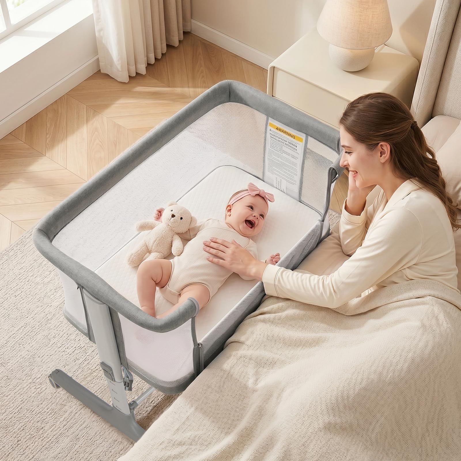 INFANS 3 in 1 Baby Bassinet