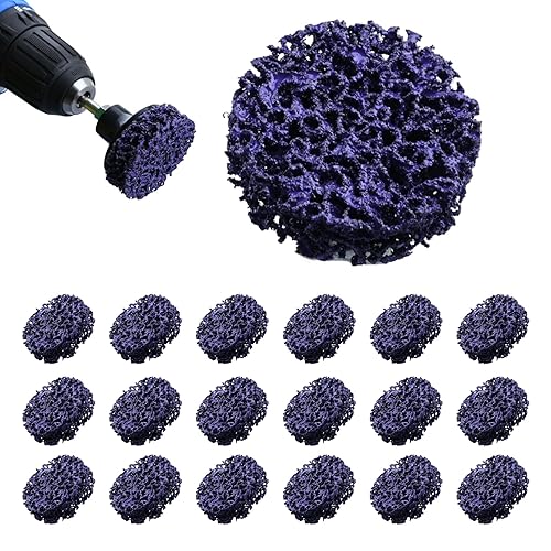 Paquete de 10 discos de eliminación de pintura de 2 pulgadas, disco de tira rápida para taladro, disco de tira rápida para tiras de pintura, limpia