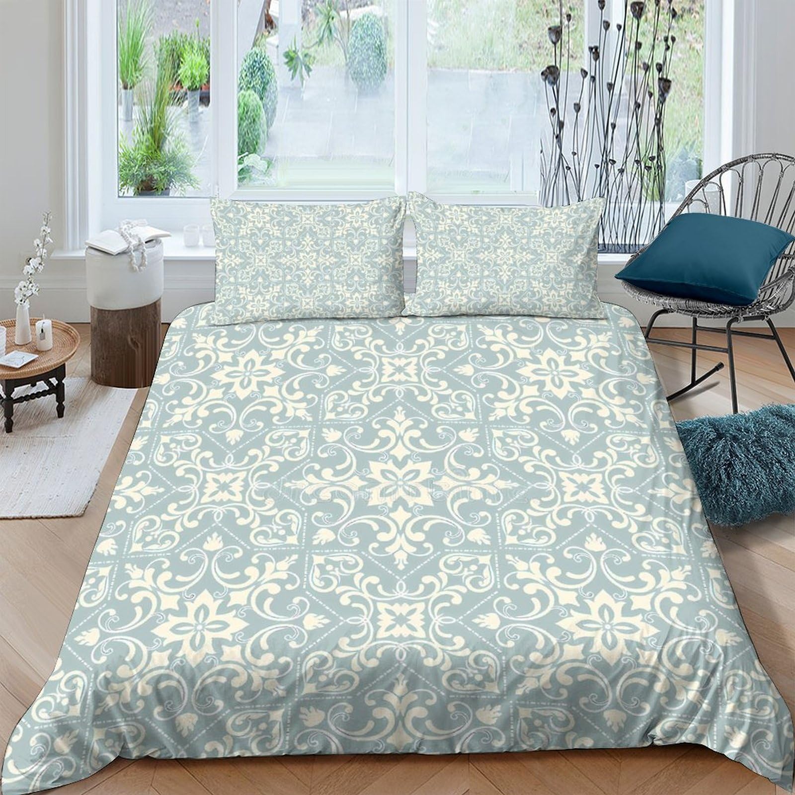 Ctjqhvkz Style-3 3D Printed Mattress Cover Microfiber With Non-Slip Design For Bed Protection And Bedroom Decor, Suitable For Adults And Teens, Easy To Wash And Maintain Single（135X200cm）