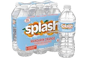 Splash Mandarin Orange Flavored Water 6-Pack