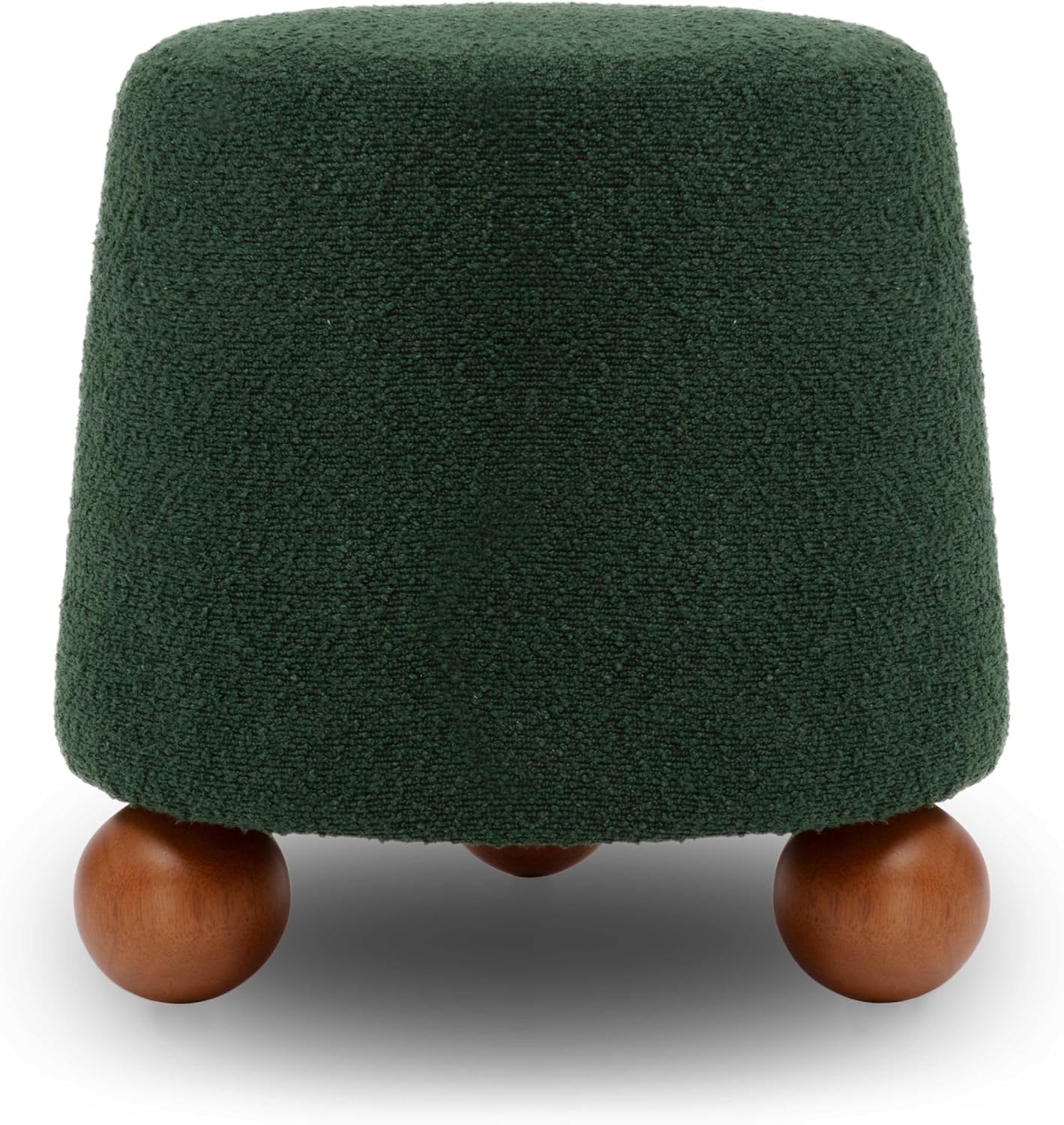 Tov Furniture Jaine Stone Grey Loose Mohair Ottoman