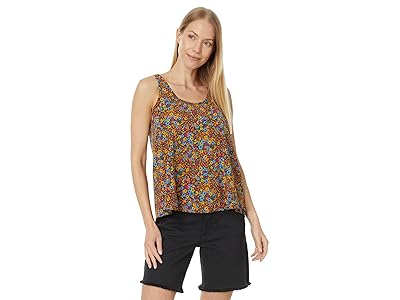 Toad&Co Sunkissed Tank (Black Micro Floral Print) Women