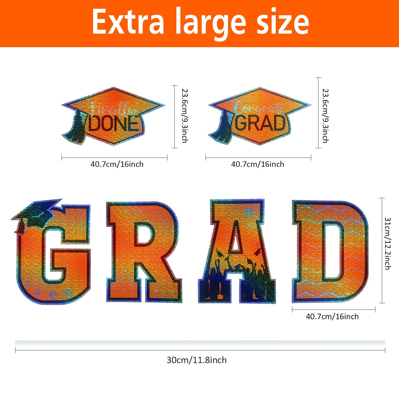 Snapklik.com : Tatuo 11 Pcs Graduation Yard Sign Decorations Congrats ...