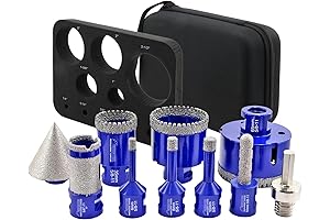 SHDIATOOL Diamond Core Drill Bits Kit 10pcs