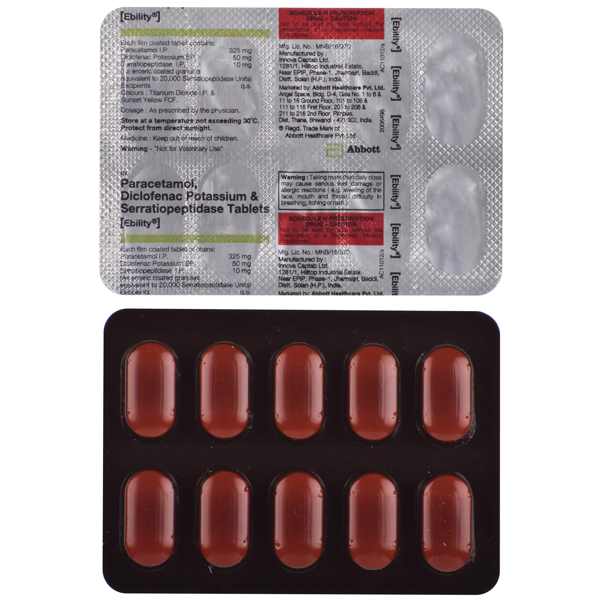 Ebility - Strip of 10 Tablets