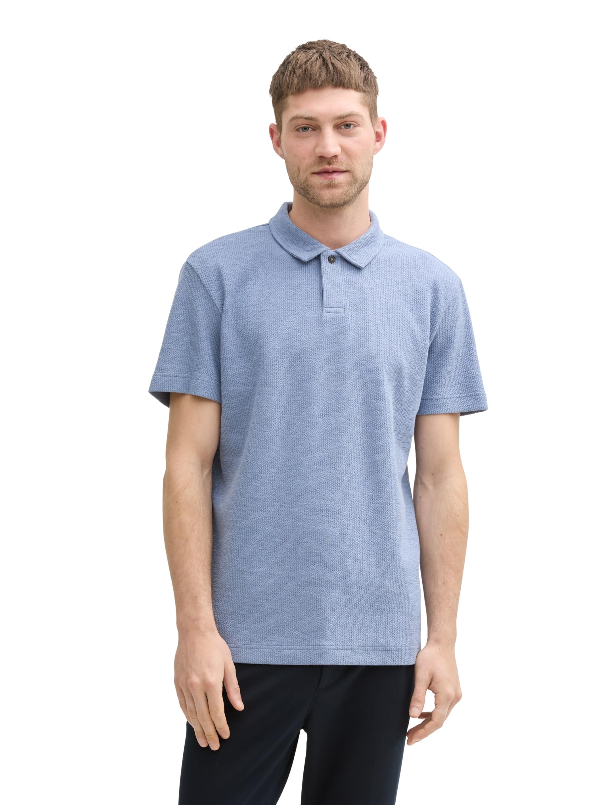 TOM TAILOR Herren RIPP Poloshirt mit Stretch-Anteil