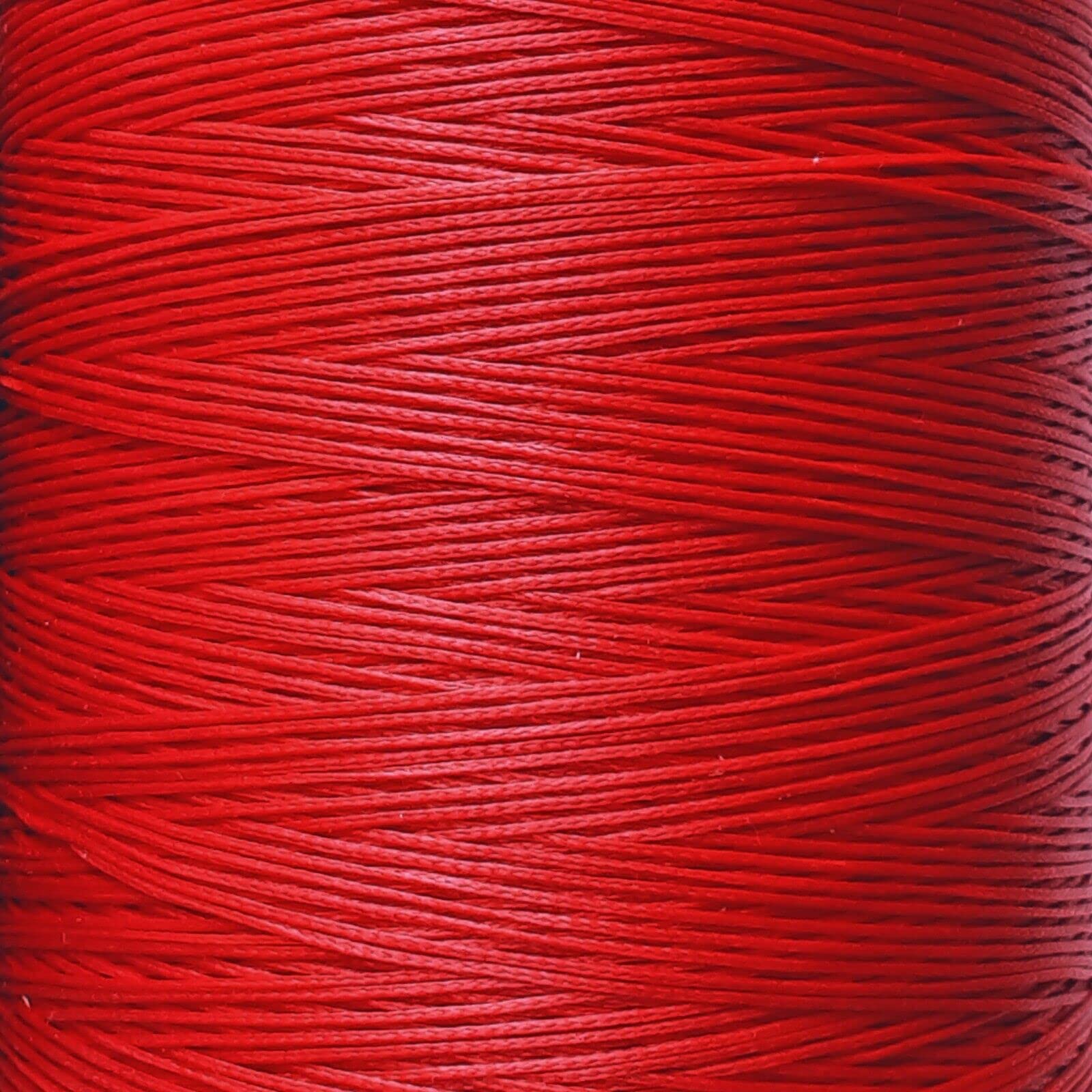 Mart-Mon Multicolor 1Mm Waxed Nylon Cord 5M For Craft Art Jewellery Bracelet Strong & Durable (Red)