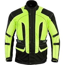 Chaquetas De Moto Usadas Texpeed, Chaqueta impermeable de alta visibilidad para motocicleta