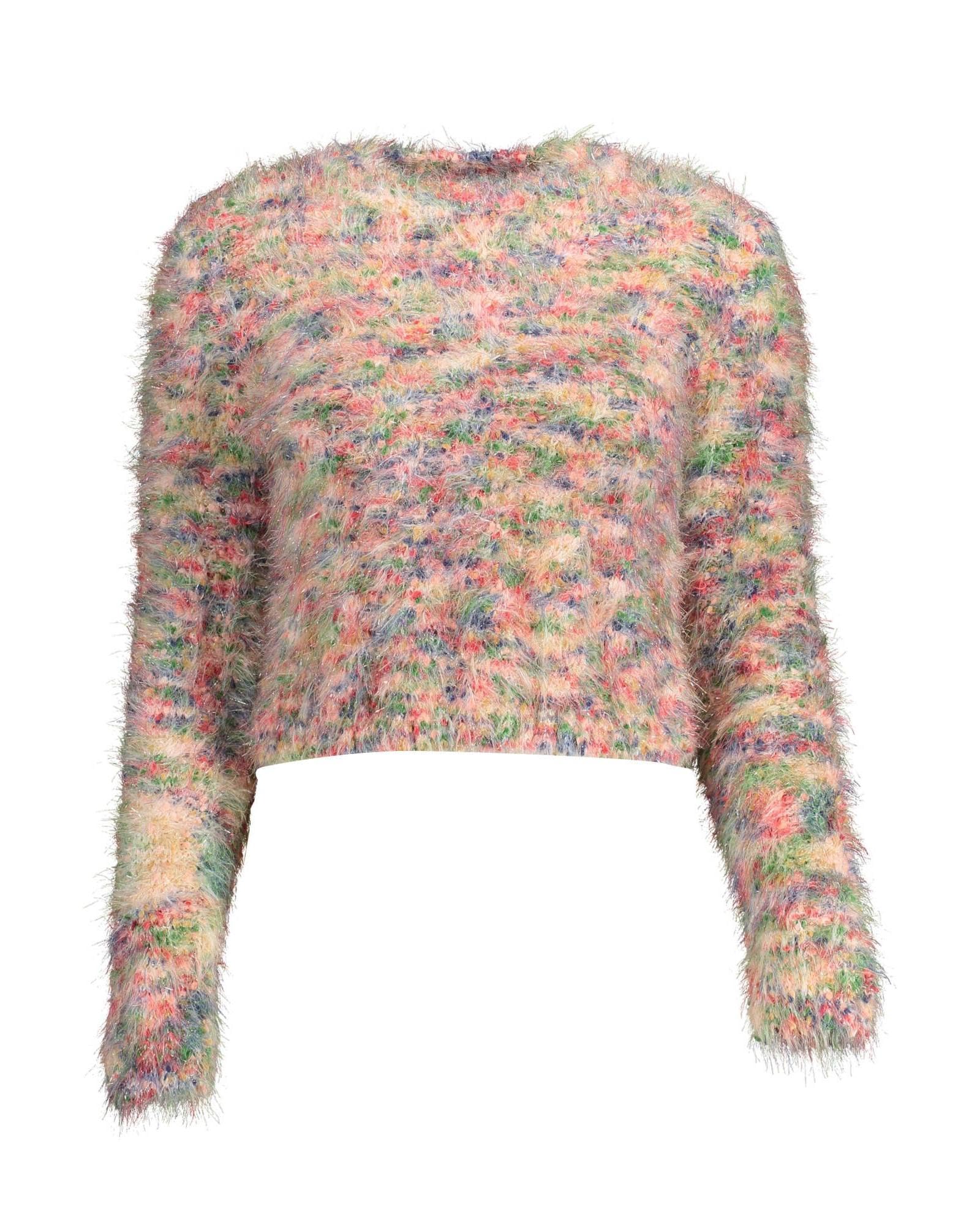 Desigual Women's Tuttifruti Jers_mia 9019 Tutti Fruti Pullover Sweater, Material Finishes, XXL