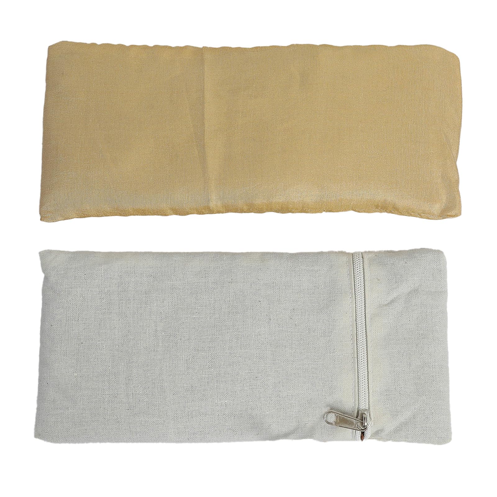 GUHYAM WORLD Eye Pillow with flax seeds and Lavendar Buds - Eye Pillow Cover for Relaxing Yoga Spa Meditation with Washable Outer for Men & Women