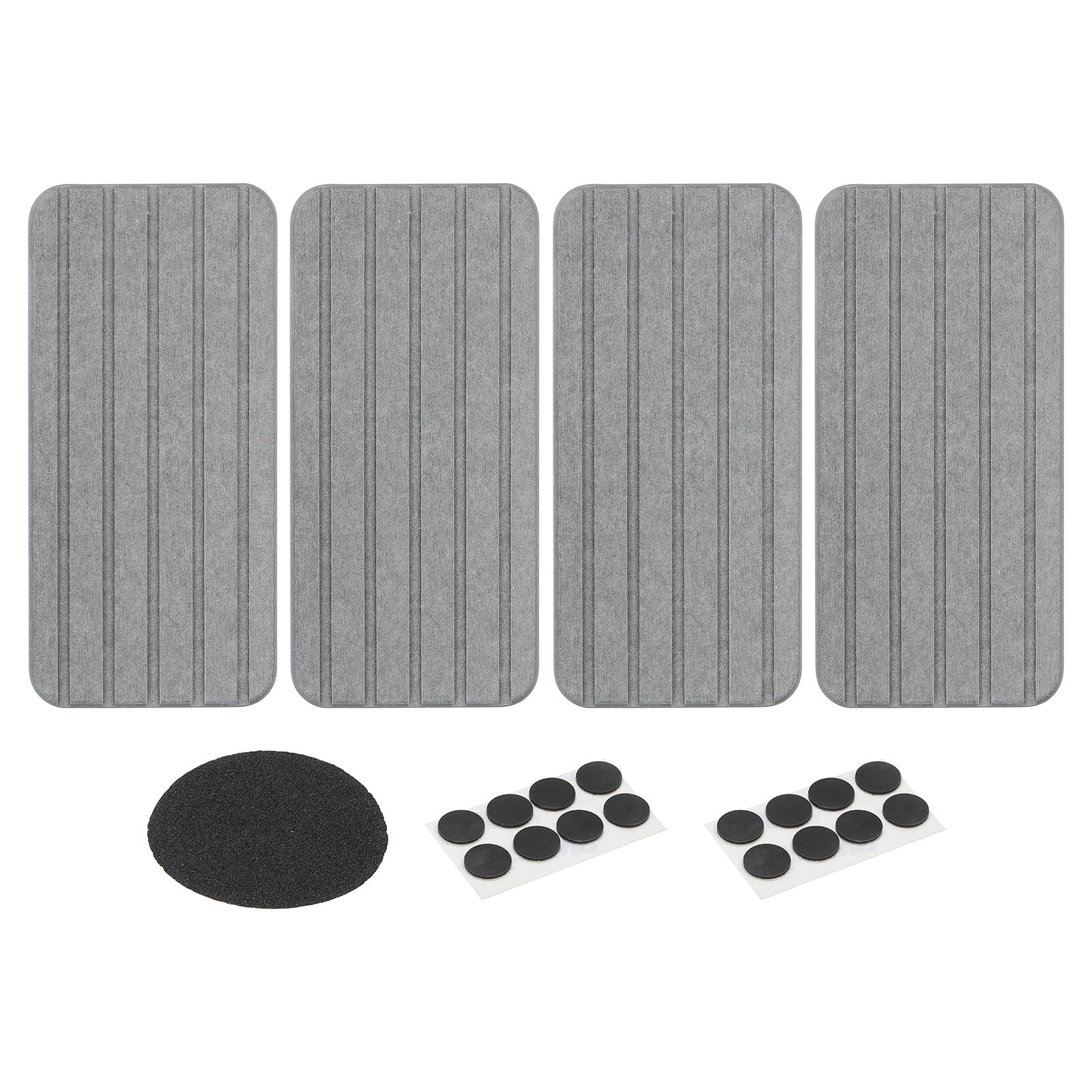 PATIKIL Square Water Absorbent Diatomite Coasters 8.3x3.9inch