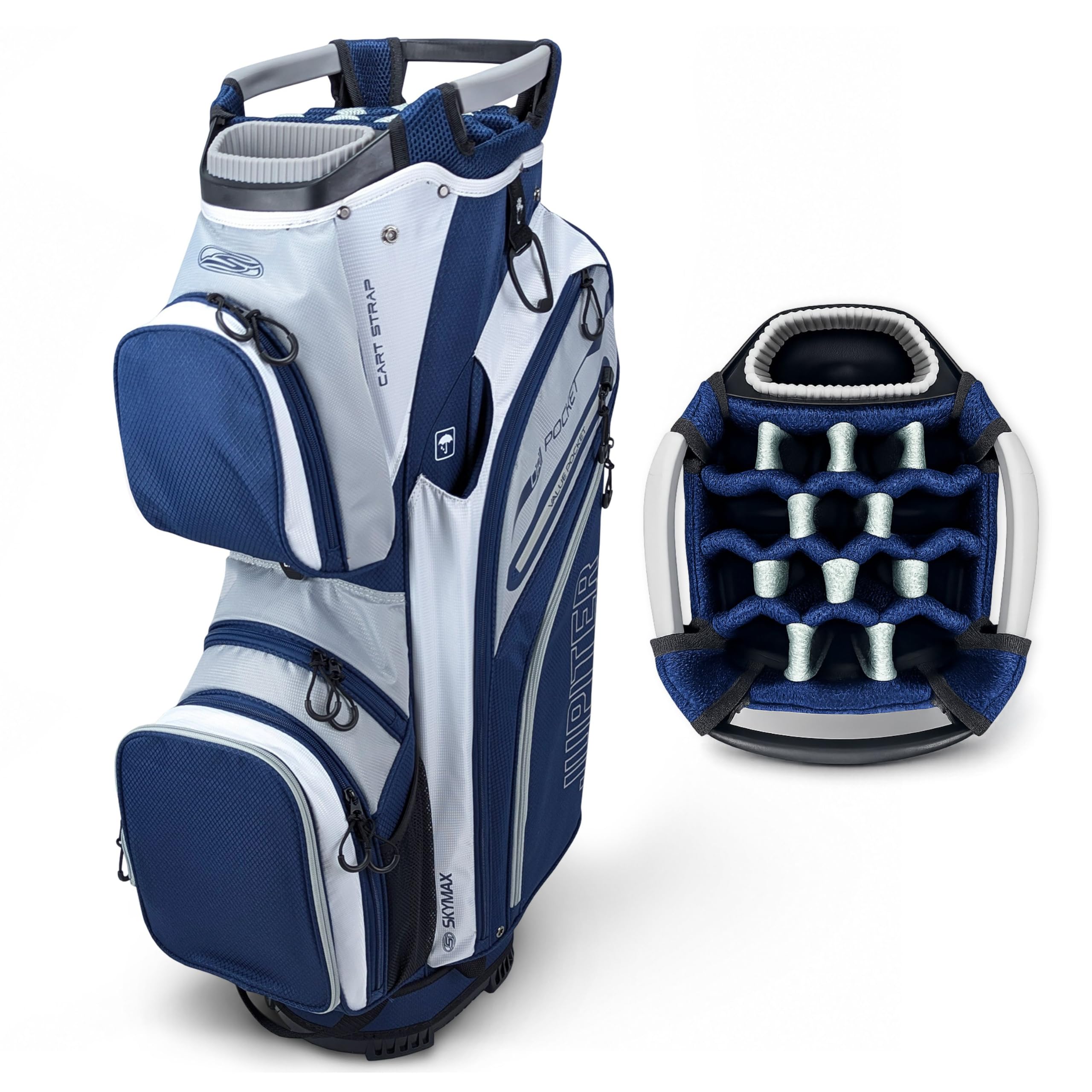 Skymax Jupiter Rain Dry Cart Bag Blue
