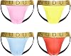 NUDUS Premium Jockstraps for Men Pack (4-Pack) Soft Cotton Mens Jockstrap Underwear Breathable Athletic Supporters Men