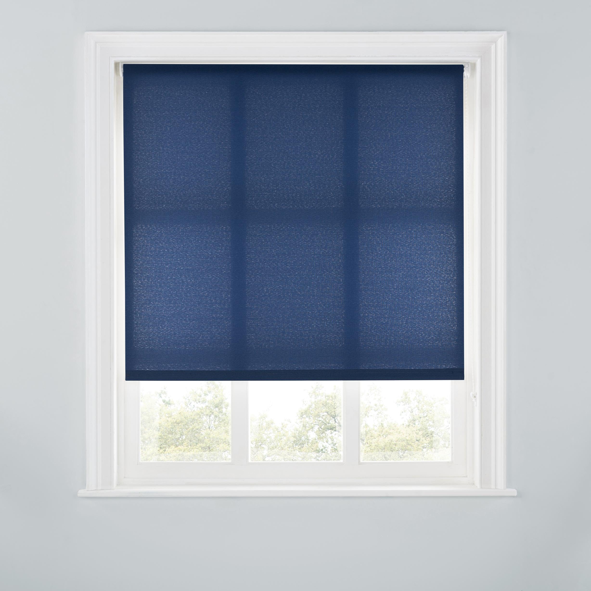 Trimmable Daylight Roller Blind - 6FT - NAVY - 180cm(W) x 170cm(L)