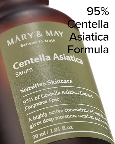 Miniatura 2 de Mary&May Centella Asiatica Serum  95% de extracto de cica para calmante, regeneración y elasticidad instantánea de la piel, suero facial coreano,
