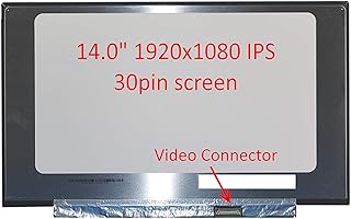 Fullcom New 14.0 inch Screen Compatible with N140HCA-EBA, N140HCA-EBC N140HCE-GP2 (01AY923) Replacement Screen IPS