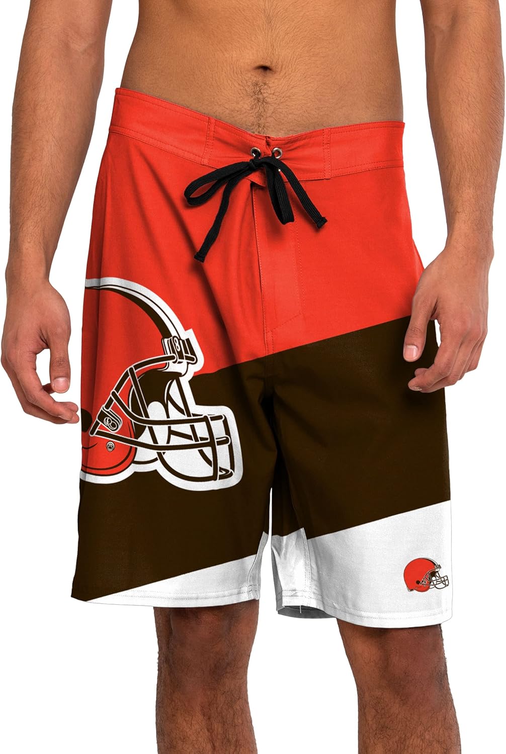 FOCO Mens NFL Team Logo Color Dive Swim Boardshorts