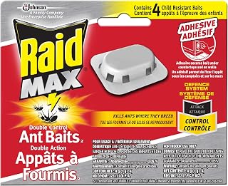 Raid Max Ant Killer Baits And Traps For Indoor Use, Child Resistant, 4 Count