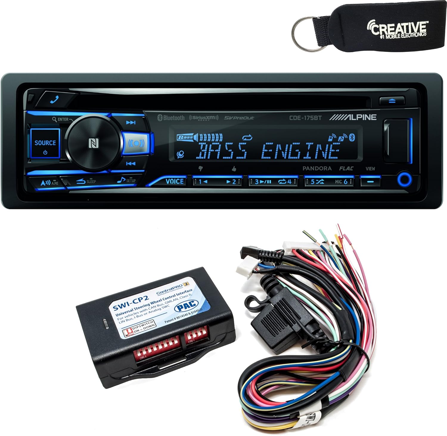 گیرنده CD Alpine CDE-175BT با NFC