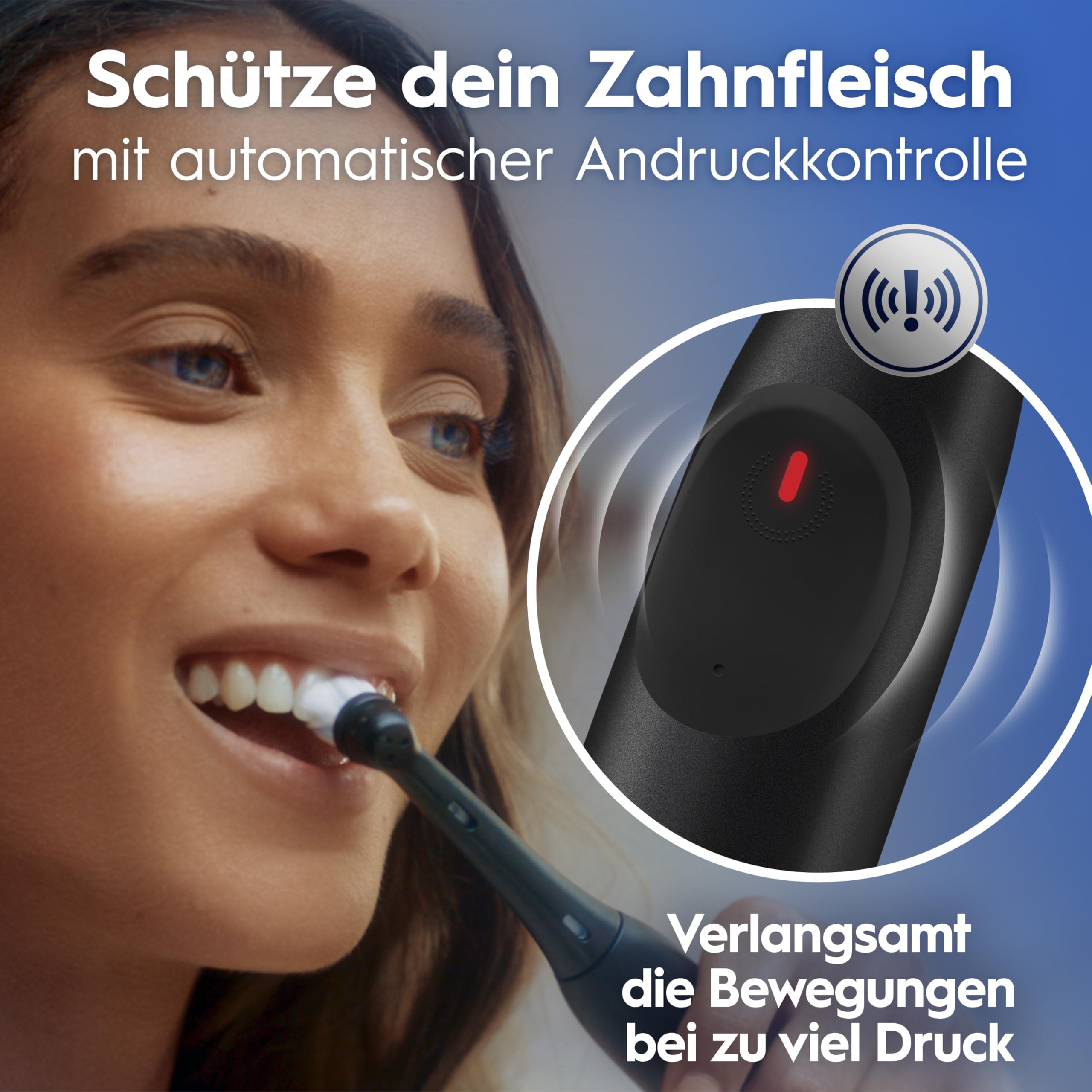 Oral-B iO Series 2 Elektrische Zahnbürste, Schwarz | Inkl. 1 Aufsteckbürste, Reise-Etui, GUT GETESTET von STIFTUNG WARENTEST, Electric Toothbrush mit 3 Putzmodi für Zahnpflege