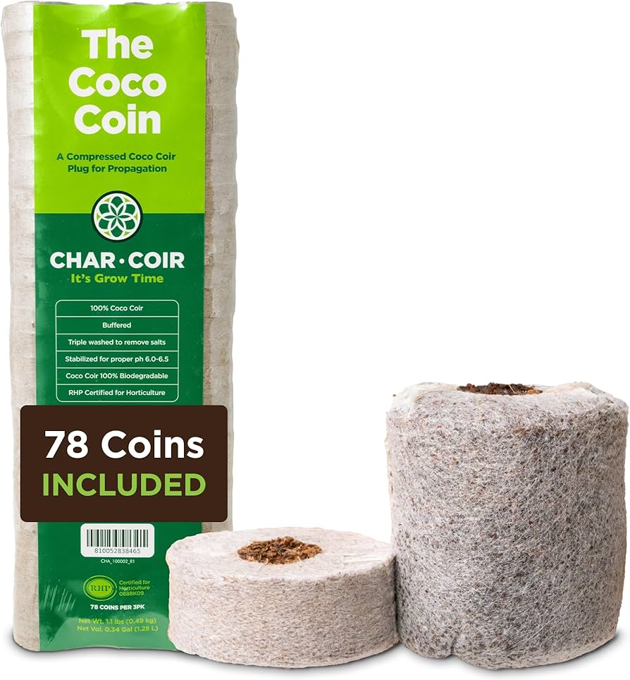 Amazon.com : Char Coir Coco Coin, 100% RHP Certified Coco Coir Amazon.com : Char Coir Coco Coin, 100% RHP Certified Coco Coir