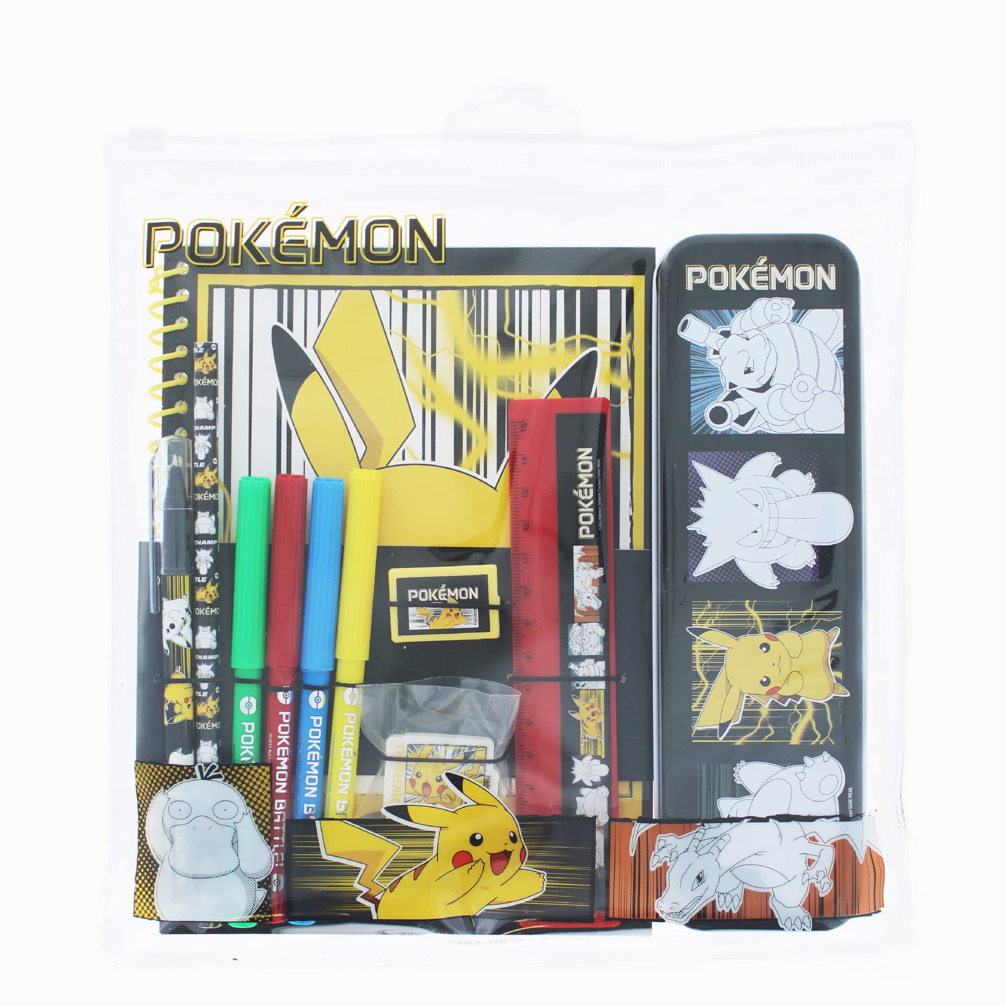 Pokemon Bumper Stationery Set, Multicolor, Large