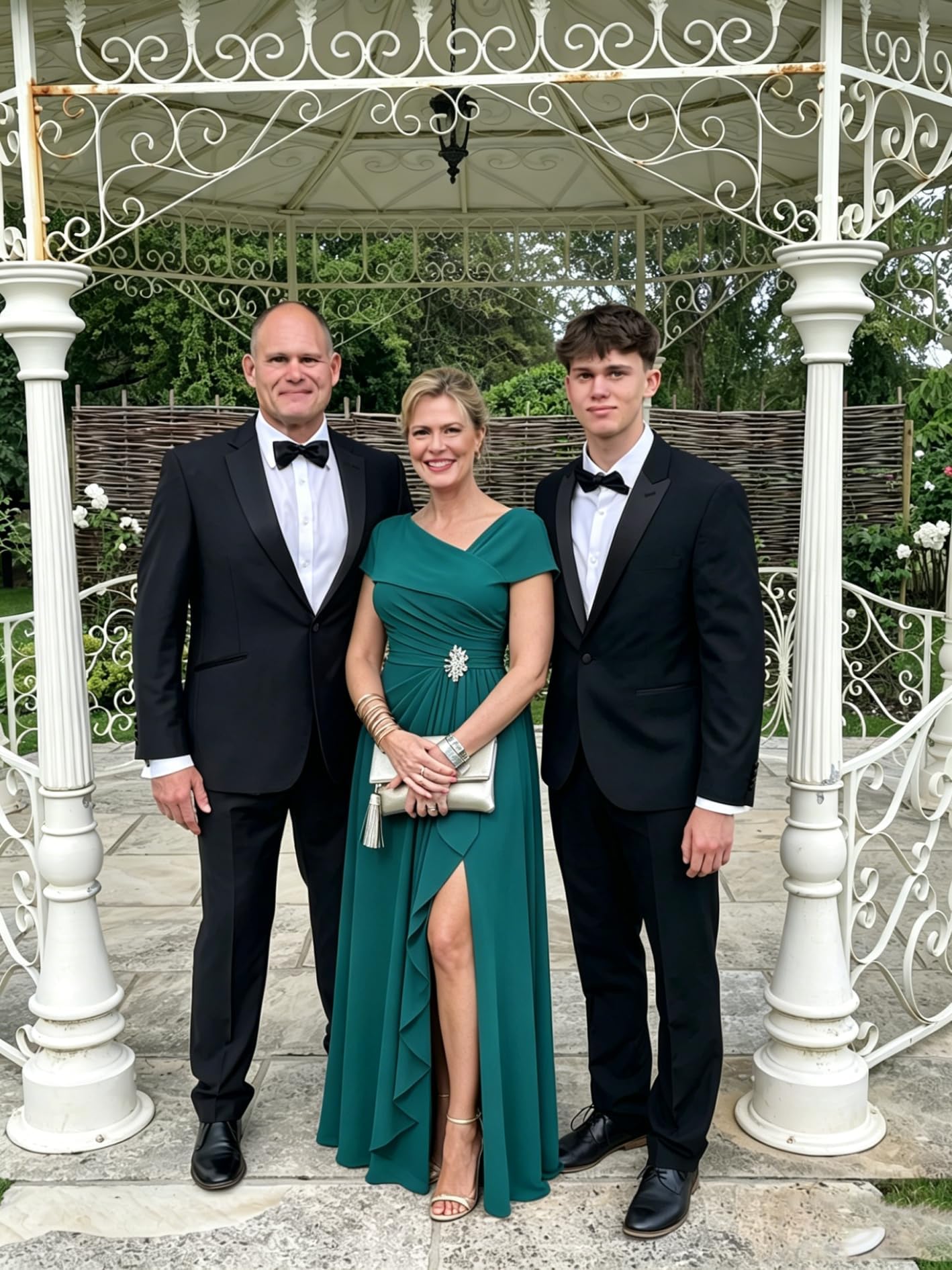 Brautmutterkleider aus Chiffon, A-Linie, Kurze Ärmel, asymmetrischer V-Ausschnitt mit formelles Abendkleid zur Hochzeit