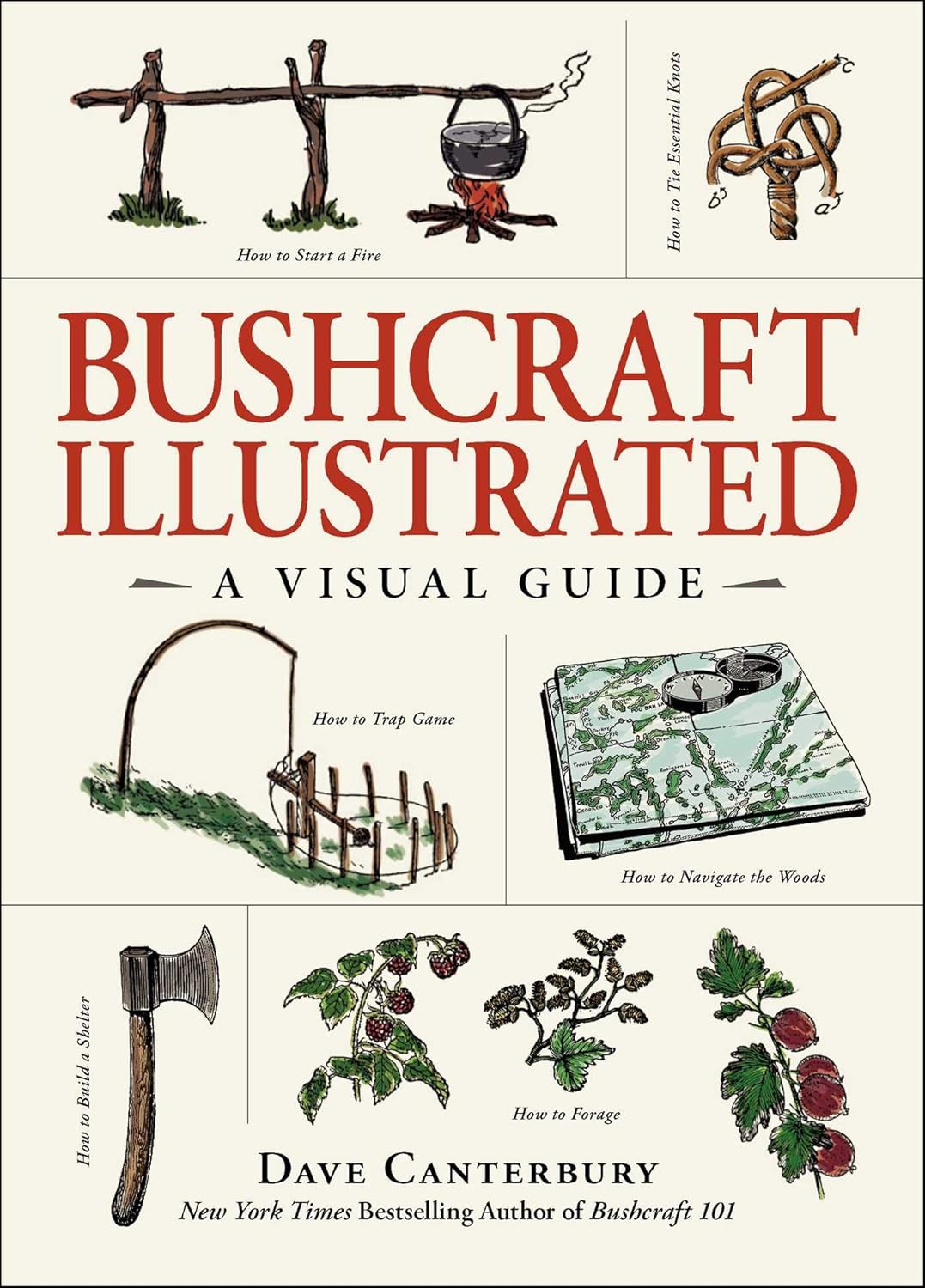 Bushcraft Illustrated: A Visual Guide (Bushcraft Survival Skills Series)