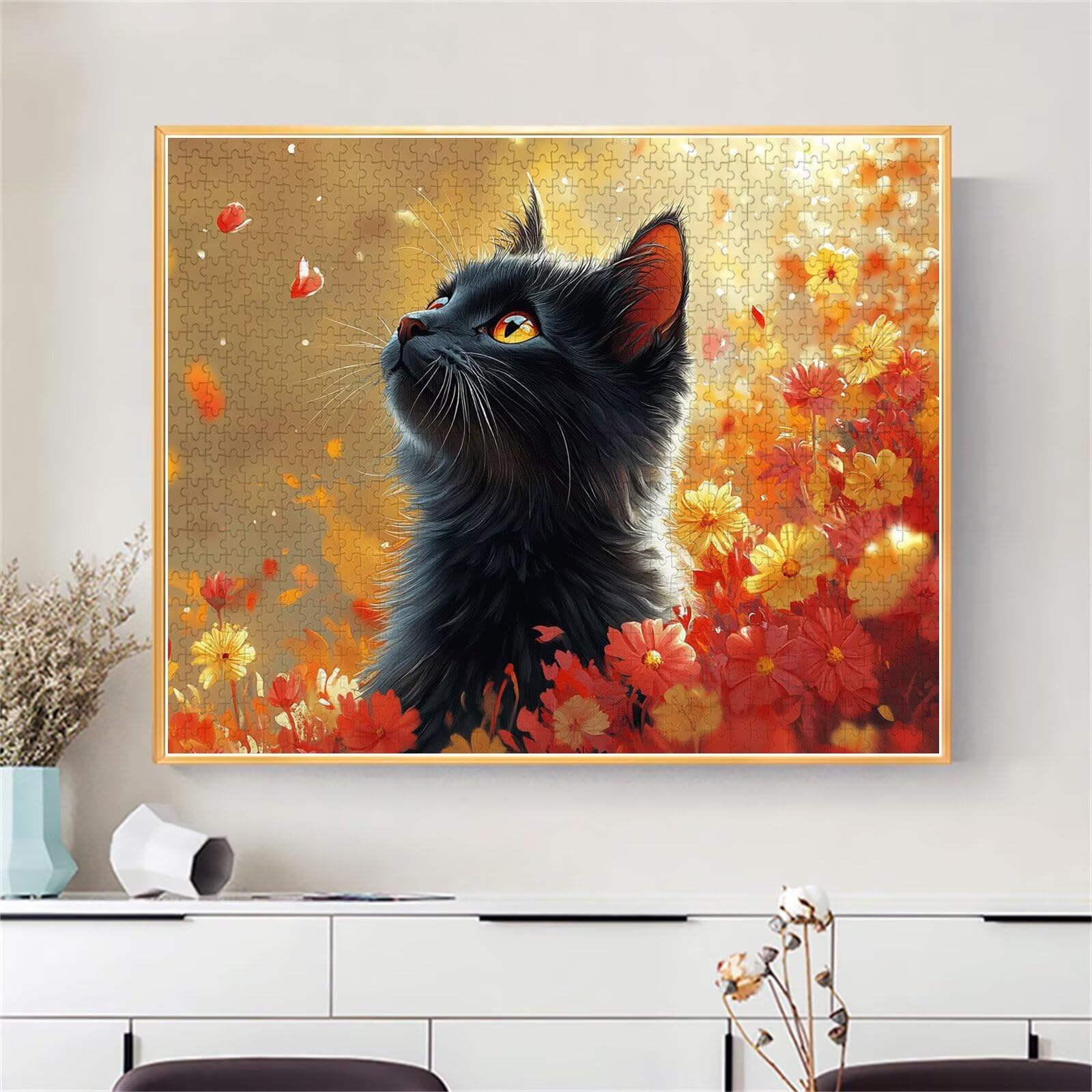 Puzzle Erwachsene 2000 Teile Katze Tier Educa Jigsaw für Kinder ab 8 Jahren Mädchen Jungen, Erwachsene Impossible Klassische Puzzles Schwer, Anspruchsvoll Spielspaß, Als Familienspiel 70x99cm t-668