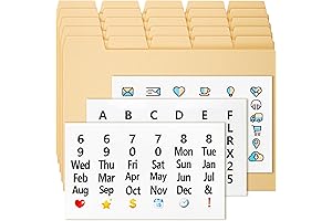 25 Manila Index Card Dividers 4x6 for Easy Organization