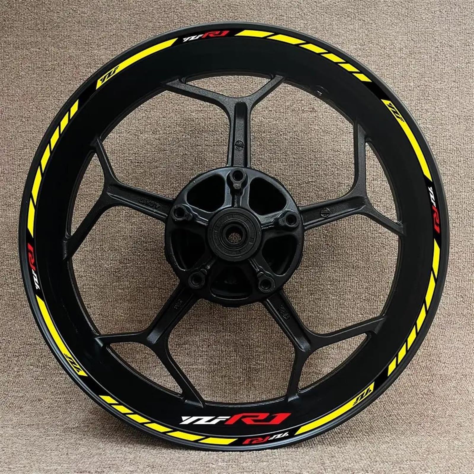 Stickers Motorcycle Stickers Reflective Wheel Rim for YZFR1 YZF-R1(Style 1)