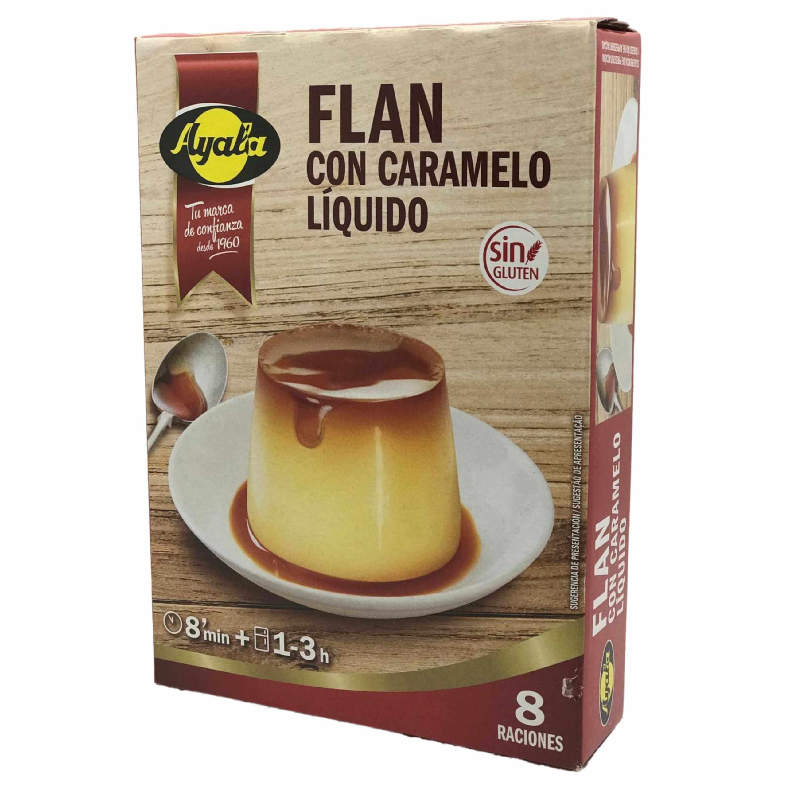 Flan con Caramelo Líquido 186g - Postre Español Clásico