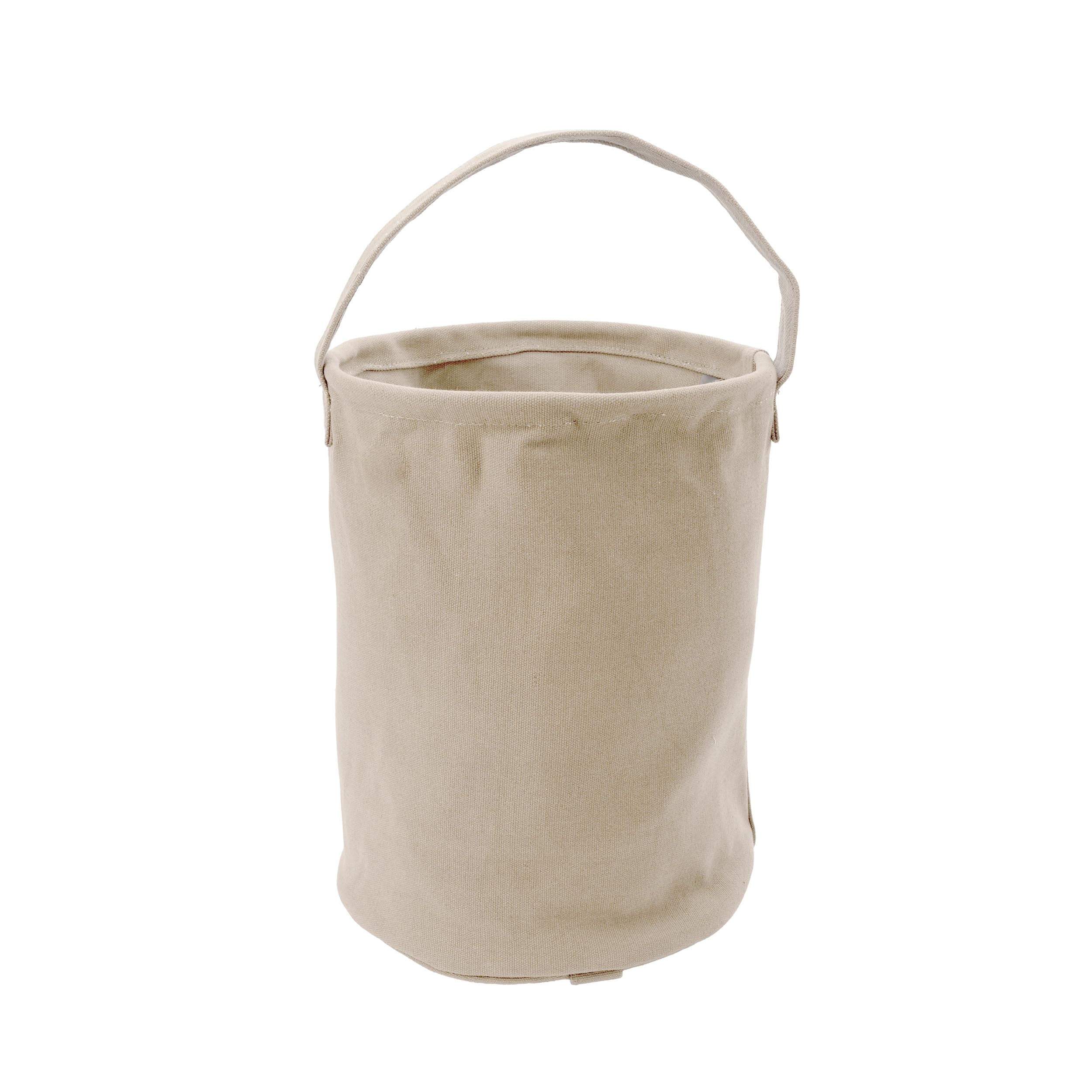 Rothco Canvas Water Bucket, Natural - L (13" x 11")