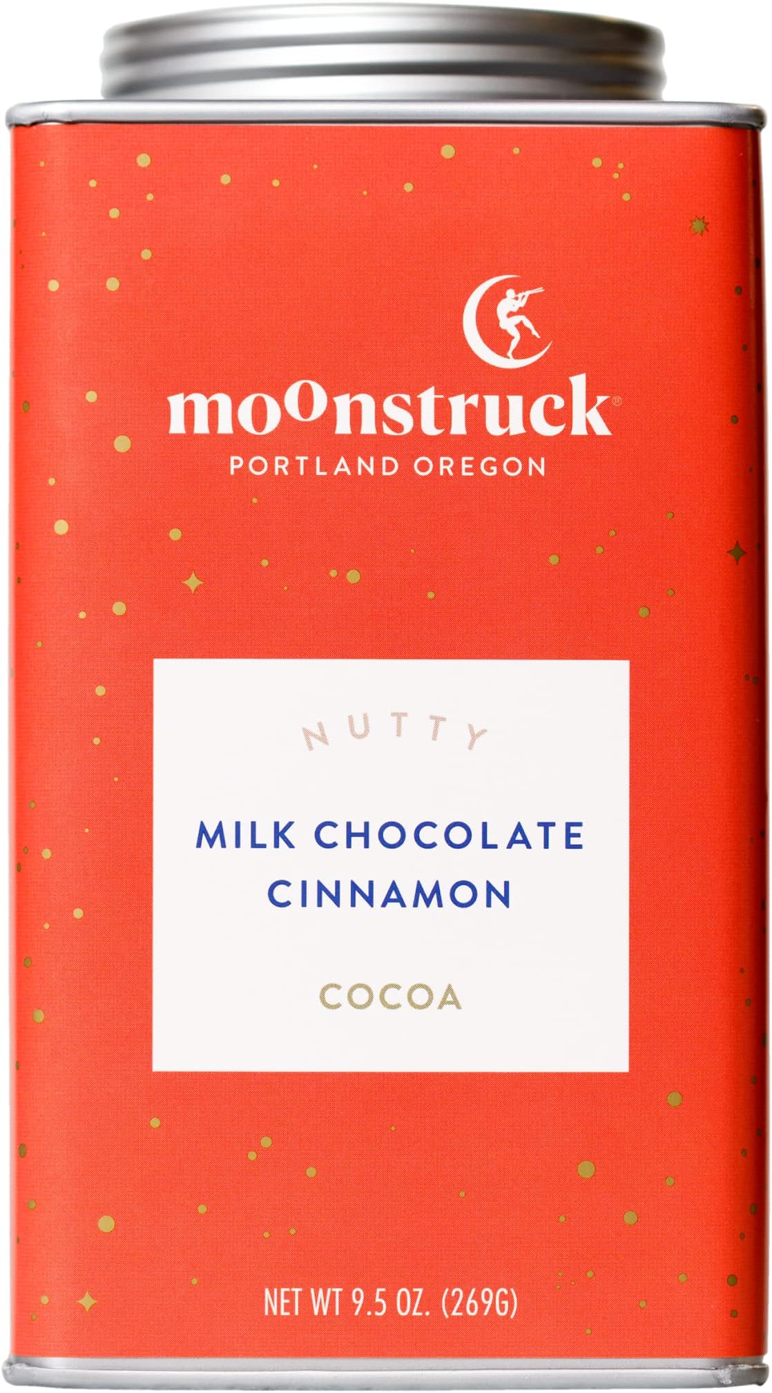 Moonstruck Nutty Milk Chocolate Cinnamon Cocoa Artisan