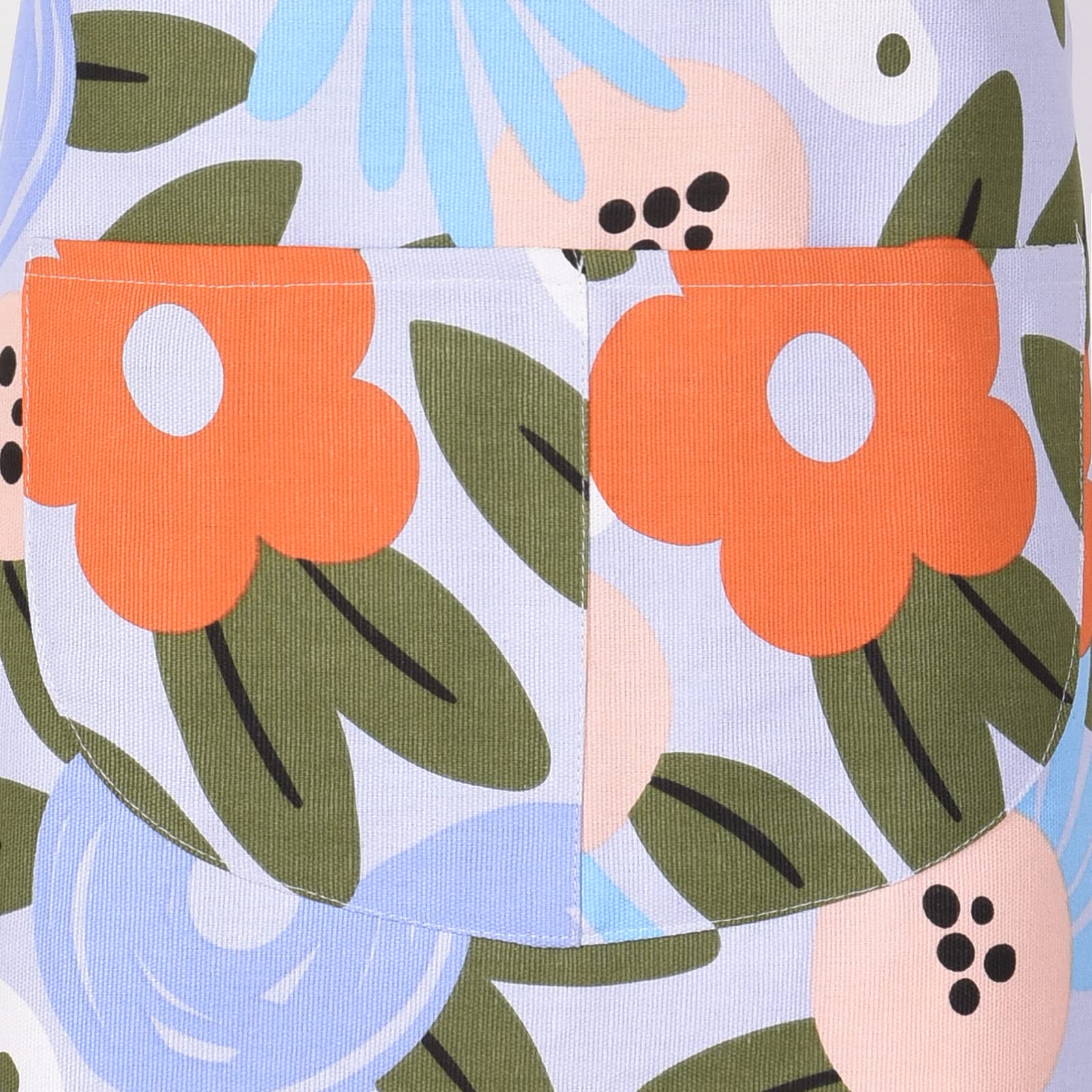 Paquete de 2 delantales florales para mujer con bolsillos, delantales de chef de algodón ajustables para cocina, cocina, barbacoa y parrilla