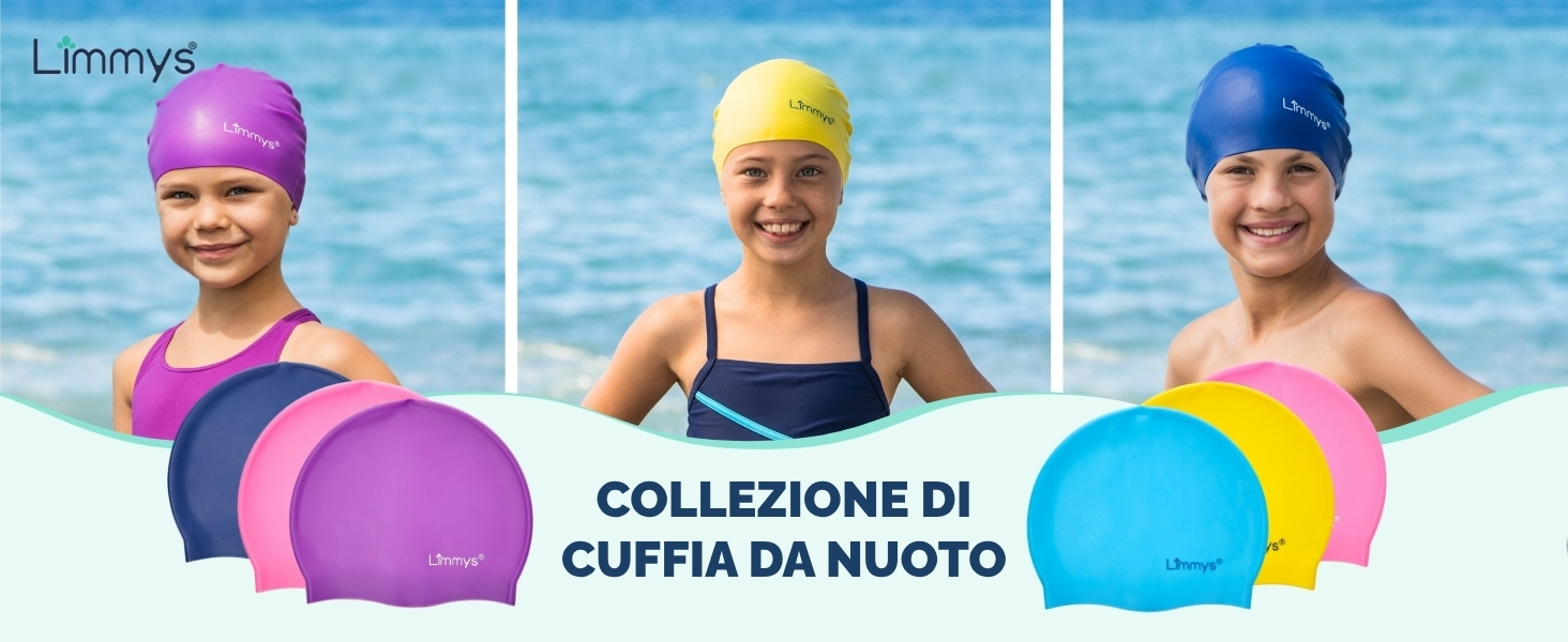 Coolmate Cuffia da nuoto in tessuto per donne adulte, strato
