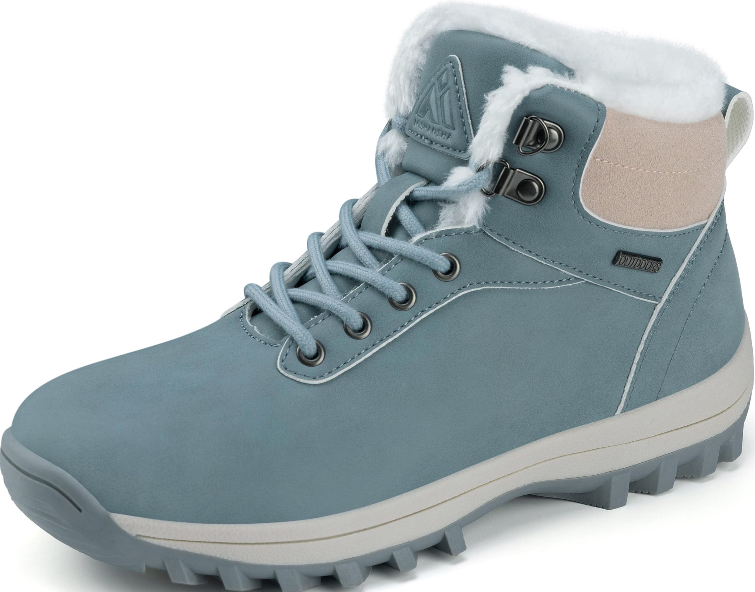 Mishansha Uomo Scarpe Invernali Donna Stivali da Neve Calda Impermeabili Outdoor Sneakers da Trekking Taglia 36-48 EU